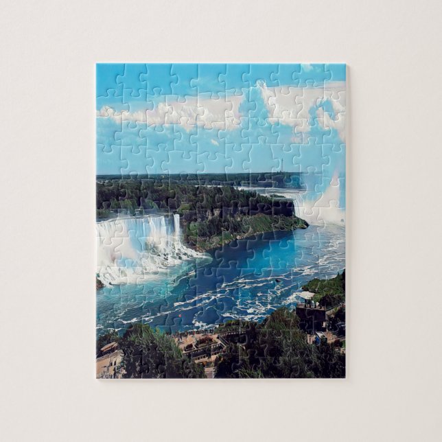 NIAGARA FALLS - Ansicht Puzzle (Vertikal)