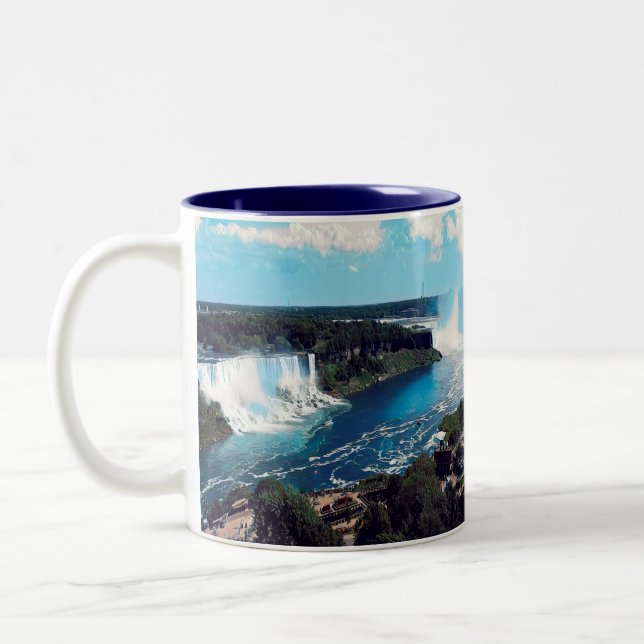 NIAGARA FALLS - Ansicht Zweifarbige Tasse (Links)