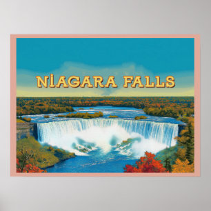 Niagara Falls - Atemberlandschaft Wasserfall Poster