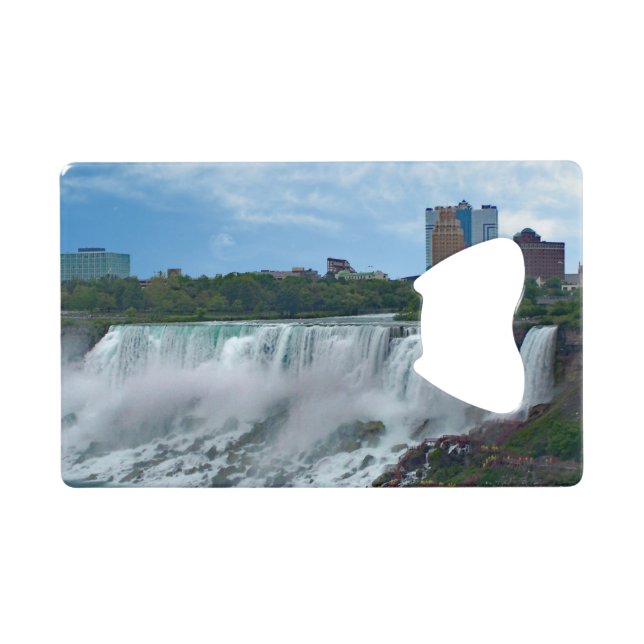 Niagara Falls auf kanadischer Seite Geldbeutel Flaschenöffner (Vorderseite (Horizontal))