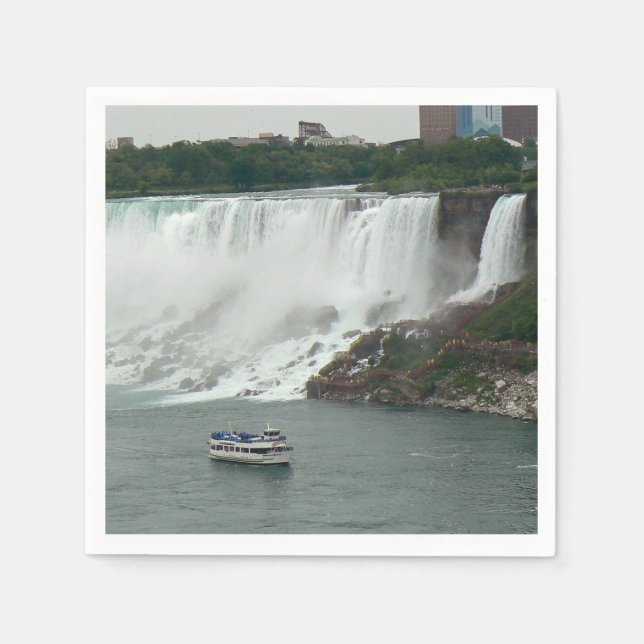 Niagara Falls auf kanadischer Seite Serviette (Vorderseite)