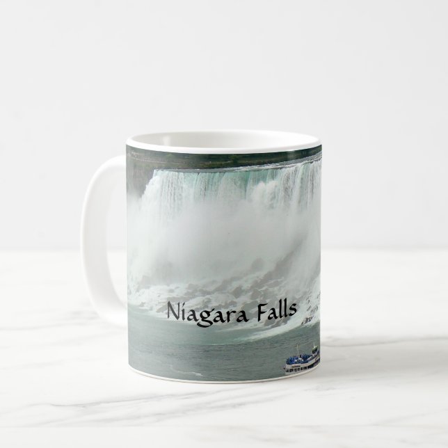 Niagara Falls auf kanadischer Seite Tasse (Vorderseite Links)