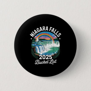 Niagara Falls Bucket List 2025 Family Trip Summer Button