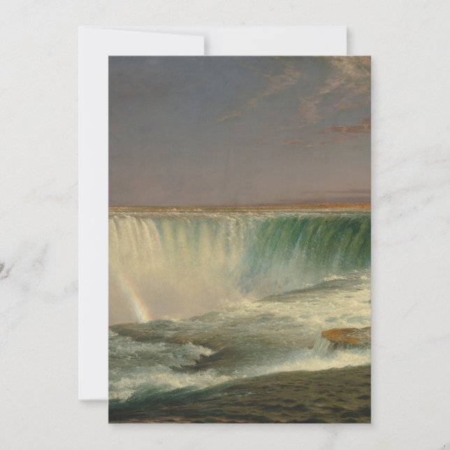 Niagara Falls by Frederic Edwin Church Einladung (Vorderseite)