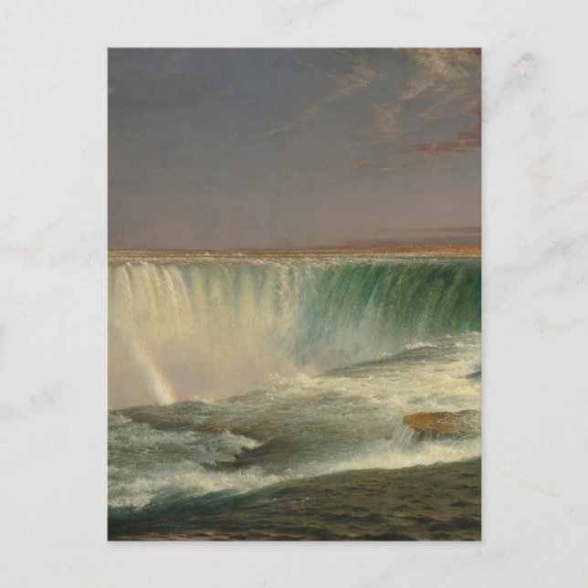 Niagara Falls by Frederic Edwin Church Postkarte (Vorderseite)