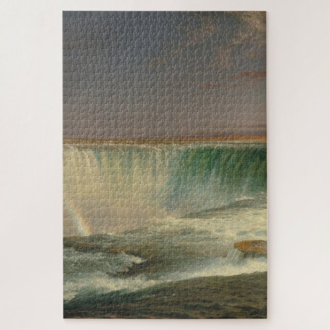 Niagara Falls by Frederic Edwin Church Puzzle (Vertikal)