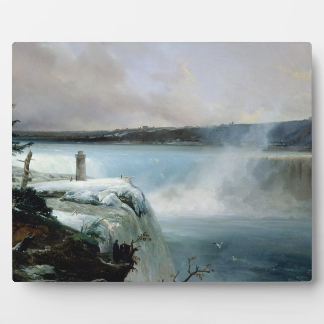 Niagara Falls, c.1837-40 (Öl auf Leinwand) Fotoplatte (Vorderseite)