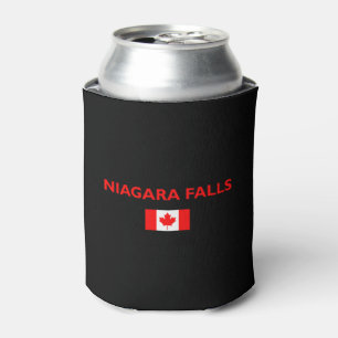 Niagara Falls Canada Canadian Flag Dark Color Dosenkühler