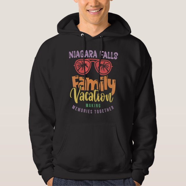 Niagara Falls Canada Family Vacation Matching Out Hoodie (Vorderseite)