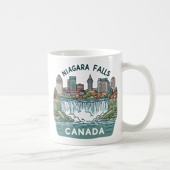 Niagara Falls Canada Kaffeetasse (Rechts)