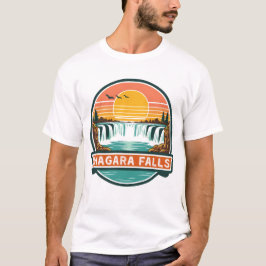 niagara falls canada retro design  T-Shirt