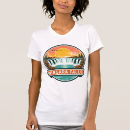 niagara falls canada retro design  T-Shirt