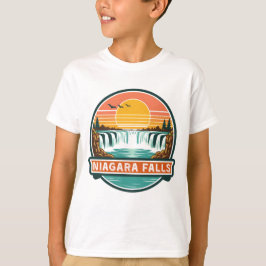 niagara falls canada retro design  T-Shirt