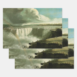Niagara Falls From Table Rock by John Vanderlyn Geschenkpapier Set