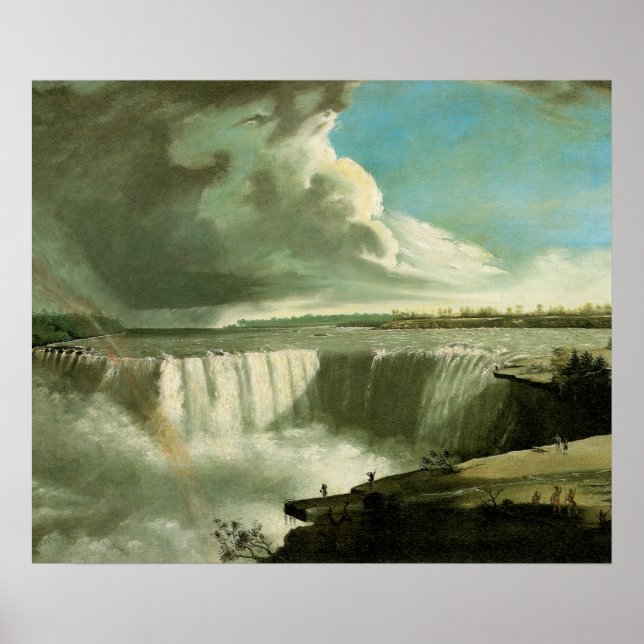 Niagara Falls From Table Rock by John Vanderlyn Poster (Vorne)