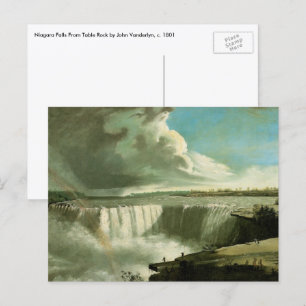 Niagara Falls From Table Rock by John Vanderlyn Postkarte