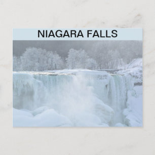 NIAGARA FALLS FROZEN POSTCARD POSTKARTE