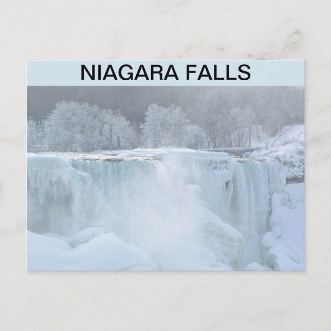 NIAGARA FALLS FROZEN POSTCARD POSTKARTE (Vorderseite)