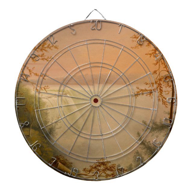 Niagara Falls (Horseshoe Falls) (Rembrandt Peale) Dartscheibe (vorne)