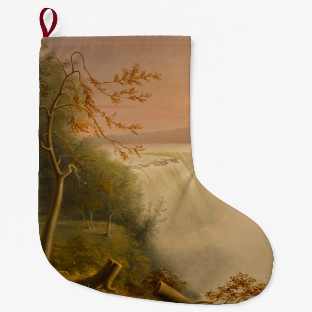 Niagara Falls (Horseshoe Falls) (Rembrandt Peale) Großer Weihnachtsstrumpf (Vorderseite)