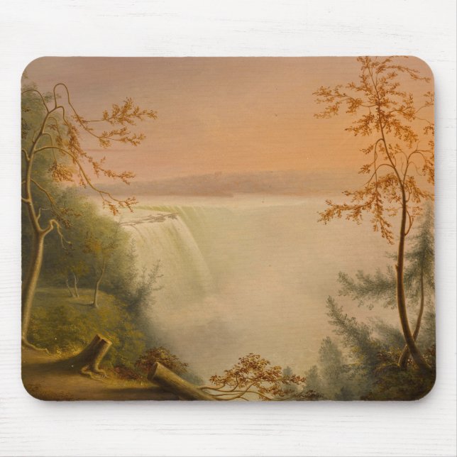 Niagara Falls (Horseshoe Falls) (Rembrandt Peale) Mousepad (Vorne)
