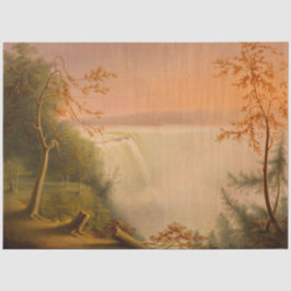 Niagara Falls (Horseshoe Falls) (Rembrandt Peale) Seidenpapier