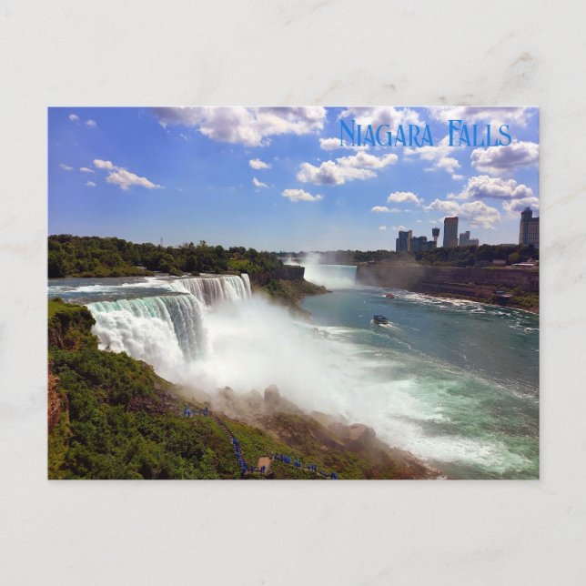 Niagara Falls im Sommer Postkarte (Vorderseite)
