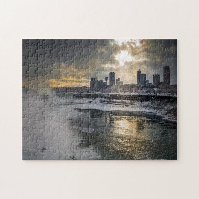 Niagara Falls im Winter Puzzle (Horizontal)