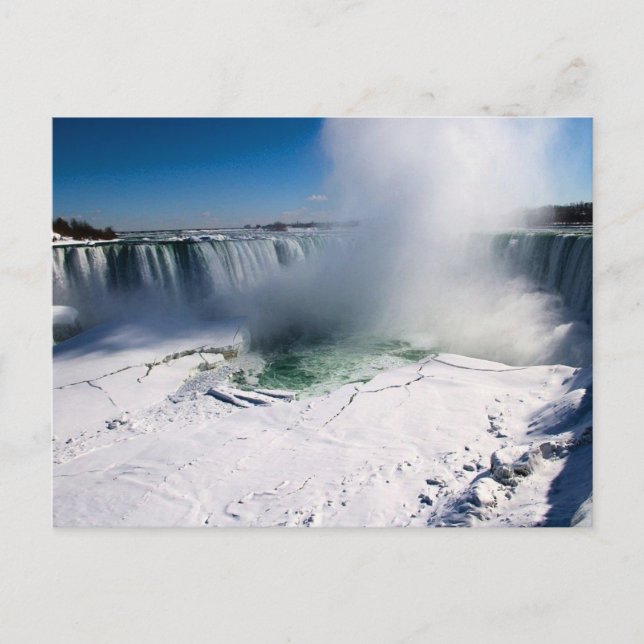 Niagara Falls, Kanada im Winter Postkarte (Vorderseite)