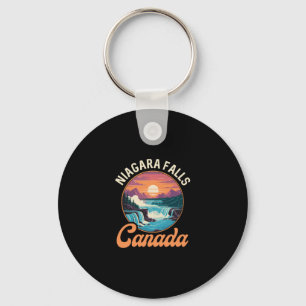 Niagara Falls Kanada Retro-Familienurlaubstrip Me Schlüsselanhänger