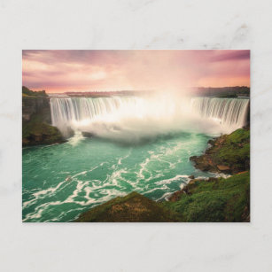 Niagara Falls, Kanada sunset stylized Postkarte