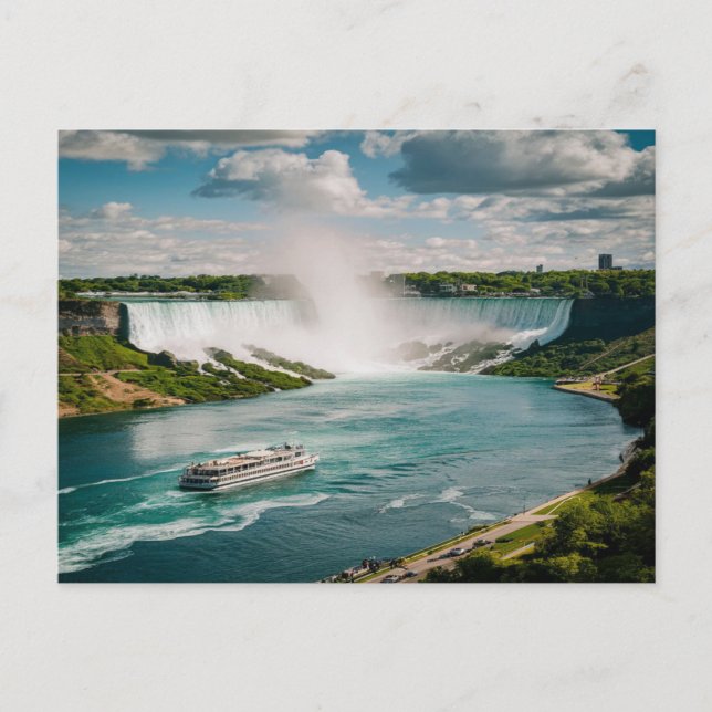 Niagara Falls Kanada, USA Postkarte (Vorderseite)