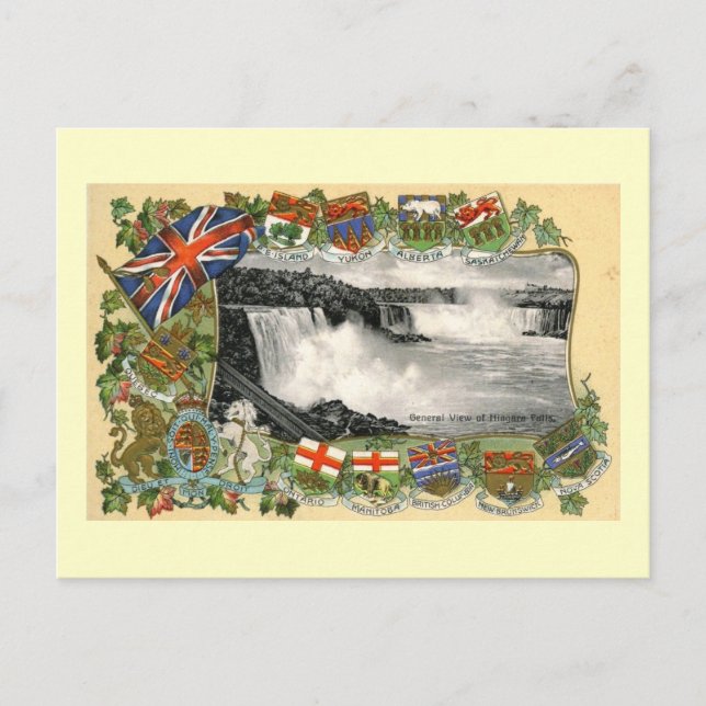 Niagara Falls, Kanada Vintag Postkarte (Vorderseite)