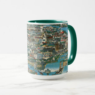 Niagara Falls Karte Tasse