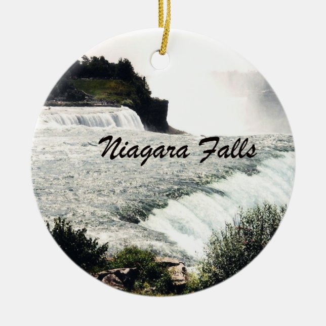 Niagara Falls Keramik Ornament (Vorne)