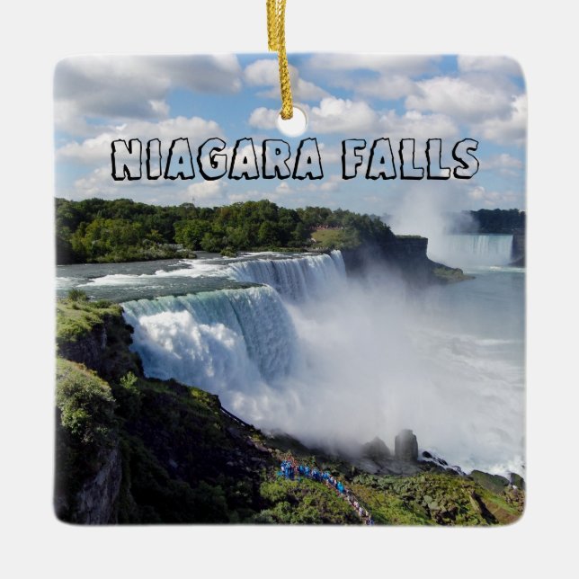 Niagara Falls Keramikornament (Vorderseite)