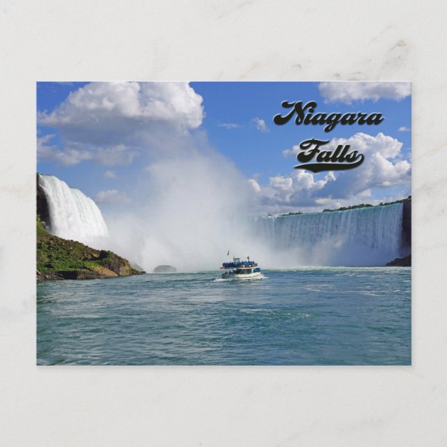 Niagara Falls Maid der Nebelpostkarte Postkarte (Vorderseite)
