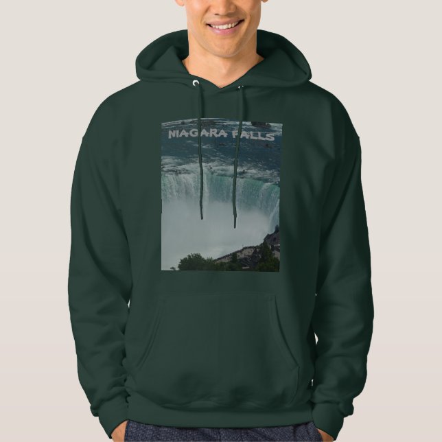 Niagara Falls Men's Basic Hooded Sweatshirt (Vorderseite)