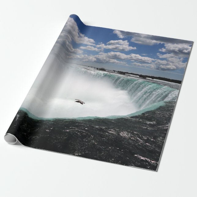 Niagara Falls mit Seagull Geschenkpapier (Ungerollt)