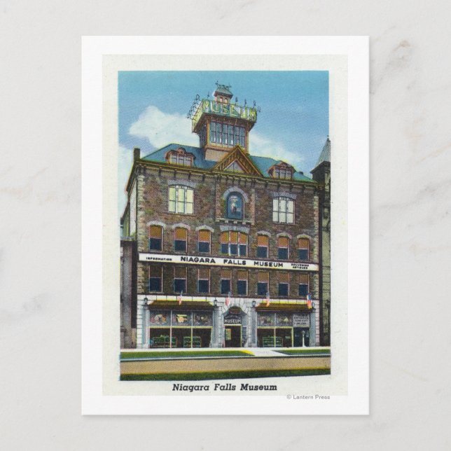 Niagara Falls Museum, View of a Water Nymph Postkarte (Vorderseite)