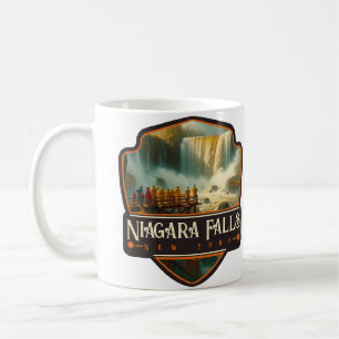 Niagara Falls, New York Antik Kaffeetasse