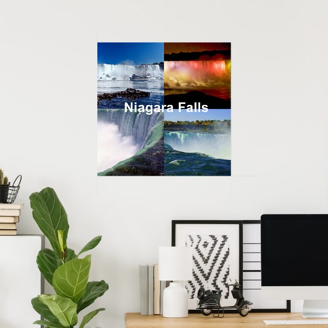 Niagara Falls New York Foto Views Poster (Heimbüro)