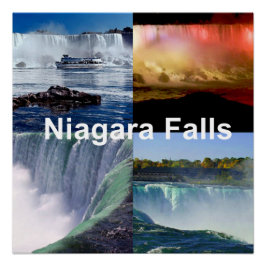 Niagara Falls New York Foto Views Poster