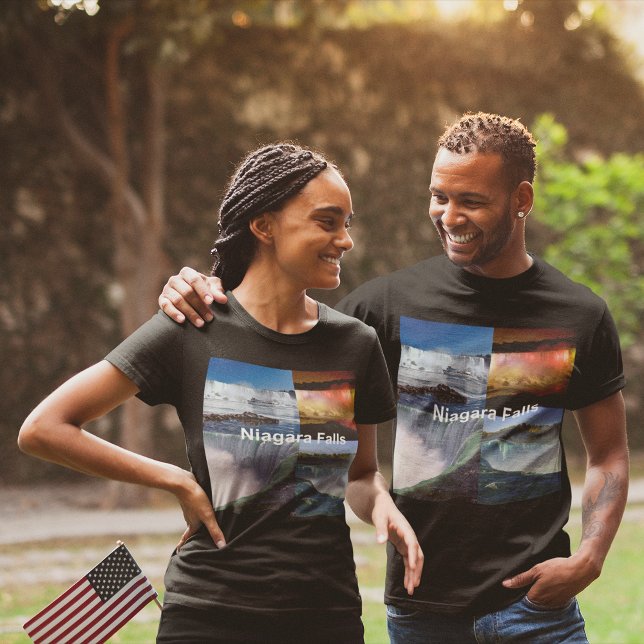 Niagara Falls New York Foto Views T-Shirt (Niagara Falls New York Unisex T-Shirt)