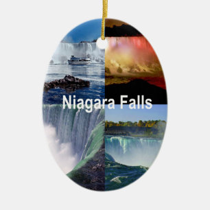 Niagara Falls New York Fotoansichten Keramikornament