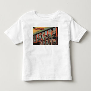 Niagara Falls, New York - große Buchstabe-Szenen Kleinkind T-shirt