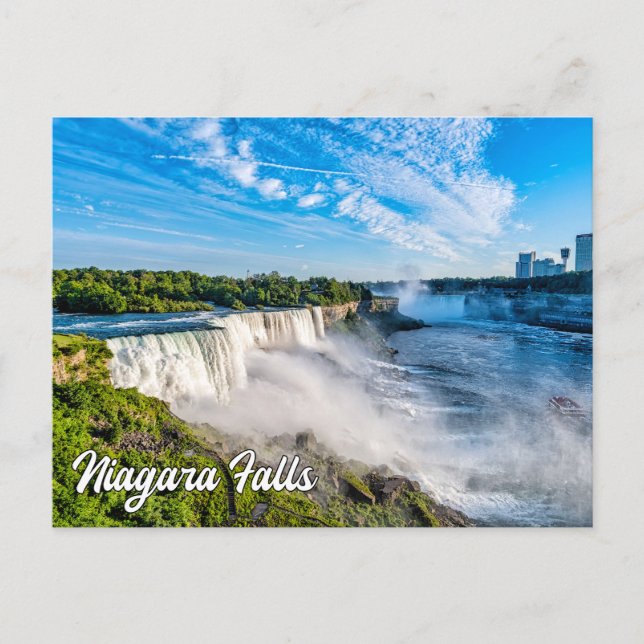 Niagara Falls, New York Postkarte (Vorderseite)