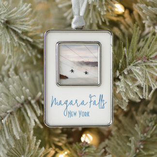Niagara Falls, New York Reiseandenken  Rahmen-Ornament Silber