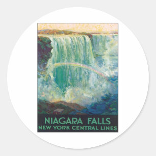 Niagara Falls New York Runder Aufkleber