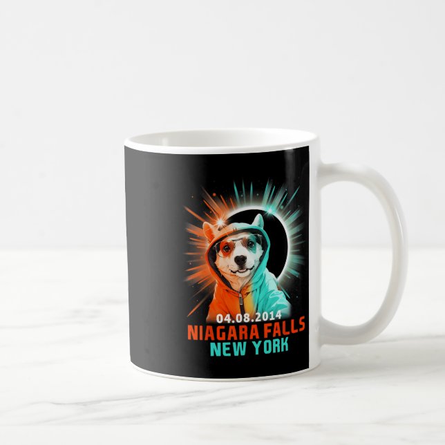 Niagara Falls New York Total Solar Eclipse 2024 Kaffeetasse (Rechts)